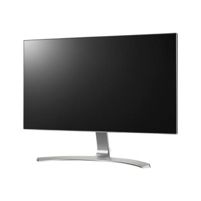 LG 24MP88HV-S - LED-monitor - 23.8 - 1920 x 1080 Full HD (1080p) - AH-IPS - 250 cd/m² - 1000:1 - 5 ms - 2xHDMI, VGA - luidsprekers - zilver, wit (achterkant)