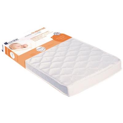 Candide matelas climatisé traditionnel 60 x 120 x 11 cm - ecru