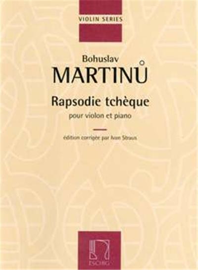 Martinu B. Rhapsodie Tcheque