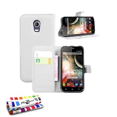 Etui Ã  Rabat Le Folio C Blanc pour WIKO DARKMOON