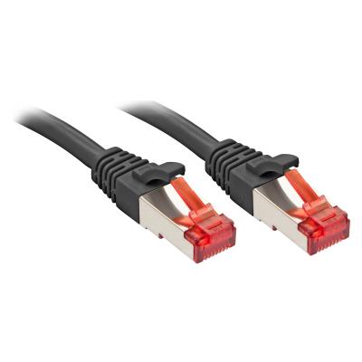 Câble réseau Cat.6 S/FTP, cuivre, 250MHz, noir, 0,5m