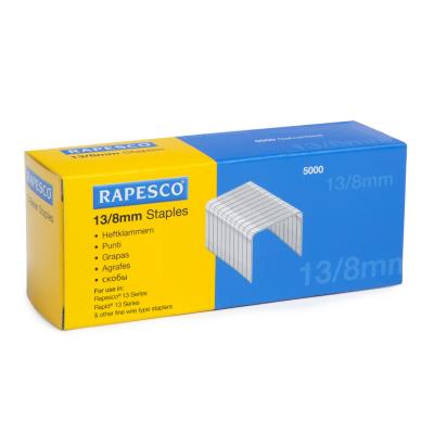 Rapesco Boite De 5000 Agrafes Galvanisées 13/8Mm