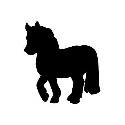 Ardoise silhouette cheval
