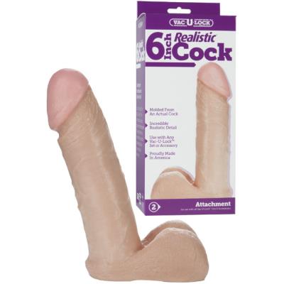 Doc Johnson Godemichet Vac U Lock 17 cm