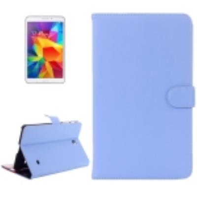 Galaxy Tab 4 8.0 T330 : Coque Housse Cuir (PU) Bleu Clair