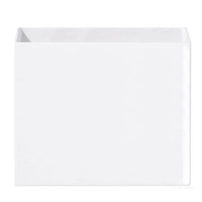 Vase blanc rectangulaire 27 x 9 cm Quadro ASA
