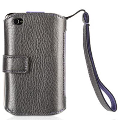 Griffin Etui passeport cuir noir iPhone 4