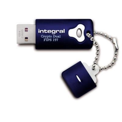 Integral Crypto Dual FIPS 197 Clé USB 32 Go Bleu