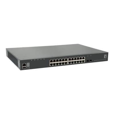 Level One GTL-2881 - switch - 24 poorten - Beheerd - rack-uitvoering