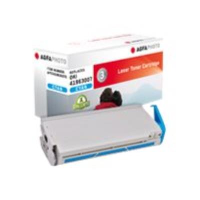 AgfaPhoto - cyaan - tonercartridge (alternatief voor: OKI 41963007)
