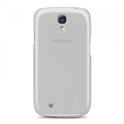 Belkin Shield Sheer Matte - Beschermhoes voor mobiele telefoon - polycarbonaat - transparant - voor Samsung Galaxy S4