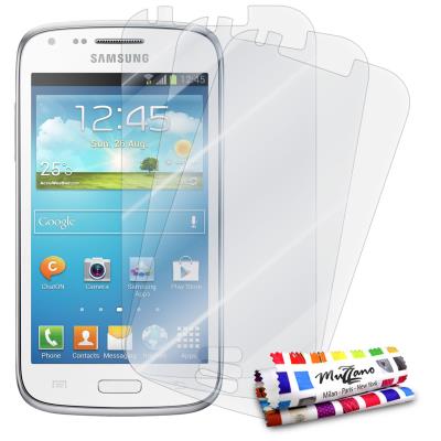 3 Protections Ecran Haute Qualité , UltraClear, ORIGINALES de MUZZANO pour SAMSUNG GALAXY CORE