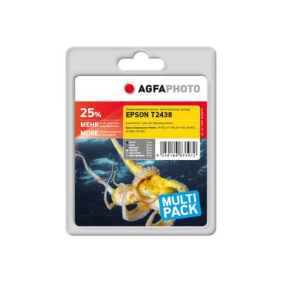 AgfaPhoto Multi pack - 6 - zwart, geel, cyaan, magenta, lichtmagenta, lichtcyaan - gereviseerd - inktcartridge (alternatief voor: Epson 24XL)