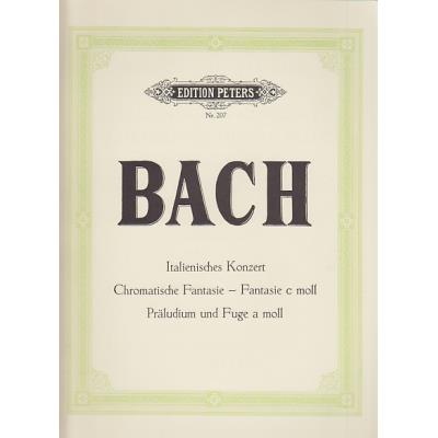 Partitions classique EDITION PETERS BACH J. S. - SELECTED WORKS Piano
