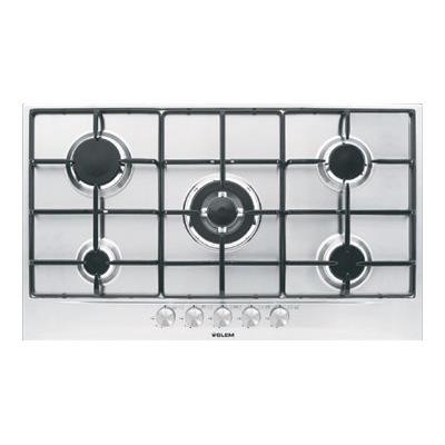 Glem GT955IX table de cuisson au gaz - 90 cm - inox - inox