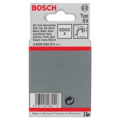 Bosch 2609200211 Lot De 1000 Clous Fins Type 53 11,4 X 0,74 X 10 Mm