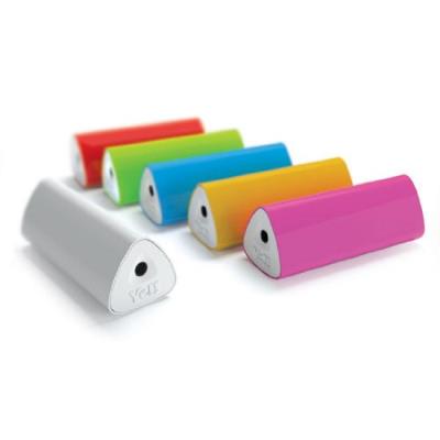 Ye!! Chargeur batterie de secours externe 2200mAh avec témoin de chargement LED et câbles micro et mini USB pour iPhone 3/4/4S/ et téléphones Samsung Bleu
