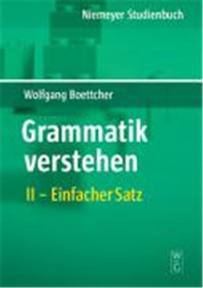 Einfacher Satz, Grammatik Verstehen
