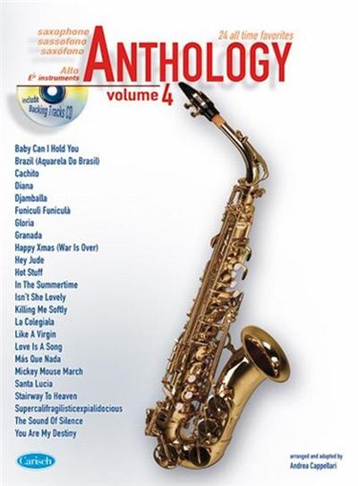 Anthology Alto Sax And Eb Instruments Vol.4 + Cd