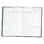 Agenda Semainier 2025 Mercure - Janvier à Décembre - Format 21x27cm - Couverture Noire - Pages Par Semaine - Fabriqué En France