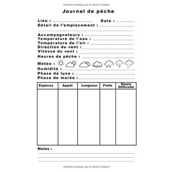 Carnet De Pêche COURRIER PÊCHEUR N°26 - Année 1970 - Occasion Vintage