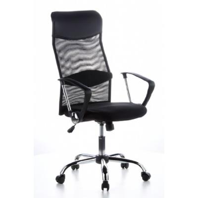 Hjh office aria high / 621100 fauteuil de bureau filet/polyuréthane noir