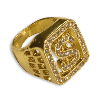 Bague dollars strass adulte taille unique