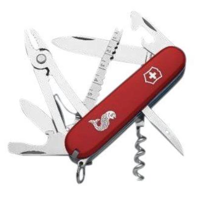 Couteau suisse Victorinox 10 pieces ANGLER rouge