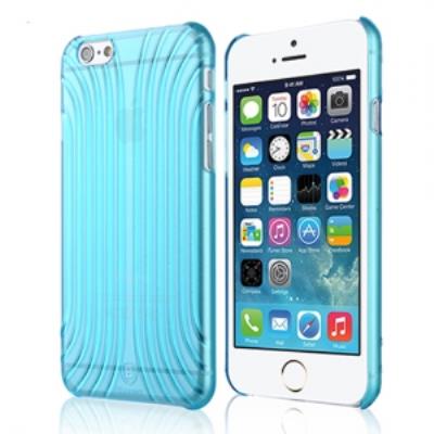 Baseus Coque souple en gel bleu translucide pour iPhone 6 de 4,7 pouces