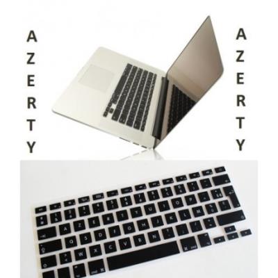 Juste de clavier en silicone AZERTY français US, film protecteur pour Apple  MacPlePro Air avec Retina