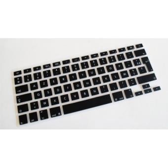 Protection clavier noir français azerty macbook 13/15/17 pouces unibody  rétina 13 \u0026 15 - Accessoire micro - Achat \u0026 prix | fnac