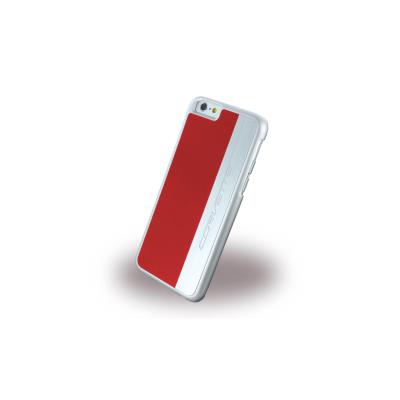 Coque iPhone 6 Plus / 6s Plus Chevrolet Corvette C7 Aluminium brossé Rouge