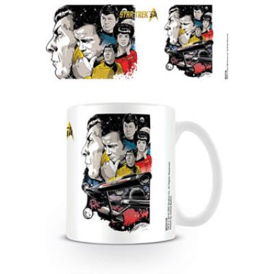 Star Trek 50th Anniversary mug Boldly Go