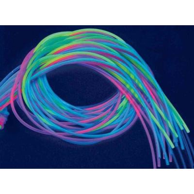 Glorex sachet de 20 fils scoubidou colour strips métallique 100 cm assortis 62240106