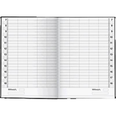 Rido id? buchkalender ultraplan, schwarz, zeitlos rido idâ 702200290