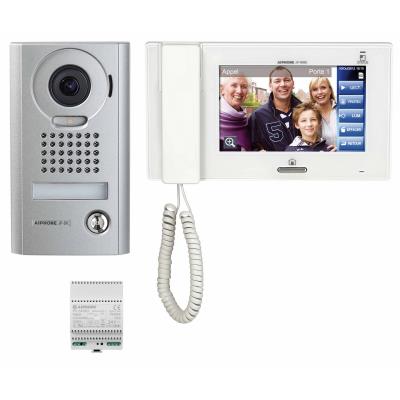Kit video accessibilite avec platine inox encastree jpdvfl moniteur jp4med