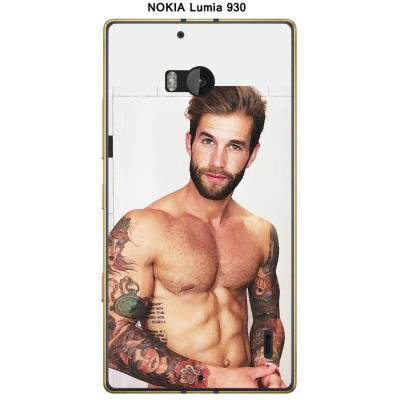 Coque Nokia Lumia 930 design Homme sexy Hipster Tatouage