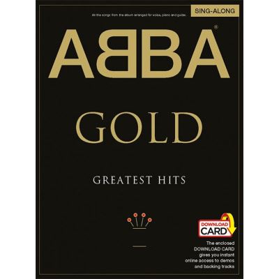 Abba Gold Greatest Hits Singalong + Online Audio Access