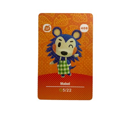 Amiibo Standard Carte pour Animal Crossing Séries 5 HAOBUY pour Nintendo Switch - NO.408 (8.6*5.4cm)
