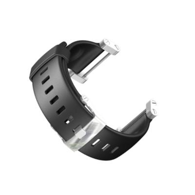 Bracelet montre Suunto élastomère plat pour modèle Core noir (SS013338000)