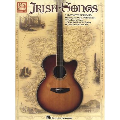 Partitions variété, pop, rock... HAL LEONARD IRISH SONGS FOR EASY GUITAR - GUITAR TAB Musique du monde