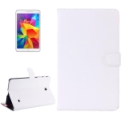 Galaxy Tab 4 8.0 T330 : Coque Housse Cuir (PU) Blanc