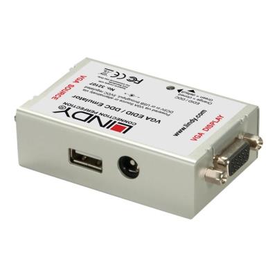 Lindy EDID/DDC Emulator for VGA Displays - EDID lezer/ schrijver - VGA