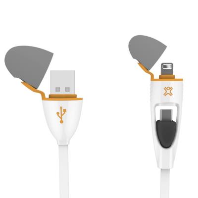 Cable Universel Lightning MFI + Micro-USB pour Apple, Android, Windows Phone et Blackberry