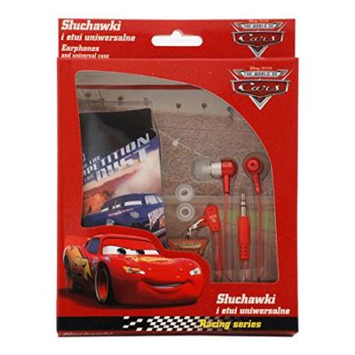 Disney-Cars-Écouteurs avec étui universel