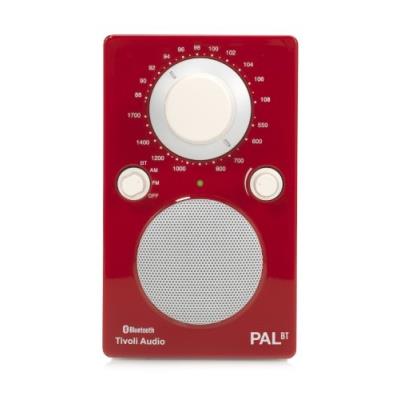 Tivoli audio pal bt radio portative avec bluetooth rouge