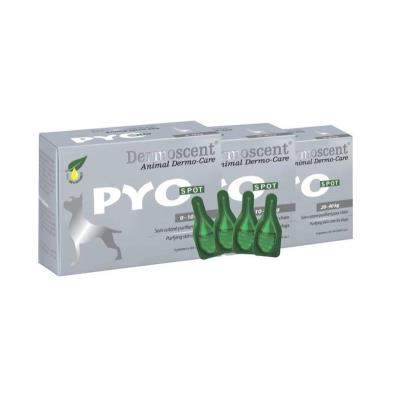 Comparer les prix de Dermoscent pyospot soin cutané pour chien de 20 à 40 kg boîte de 4 pipettes