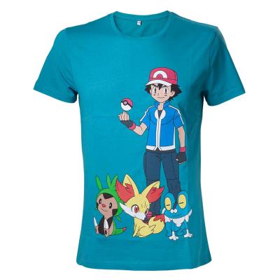 Pokemon - T-Shirt Ash Ketchum (M)