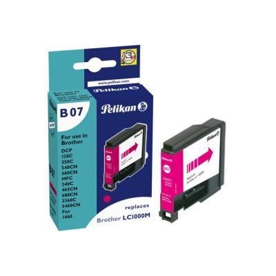 Pelikan B07 - magenta - inktcartridge (alternative for: Brother LC1000m)