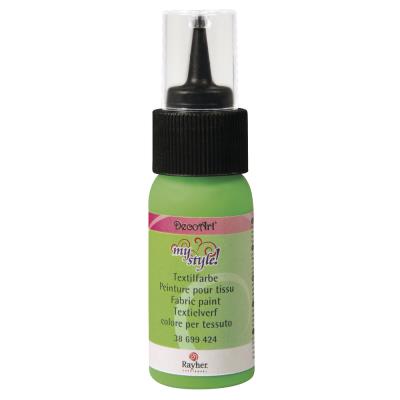 Peinture pour tissu - Vert fluo - 29 ml